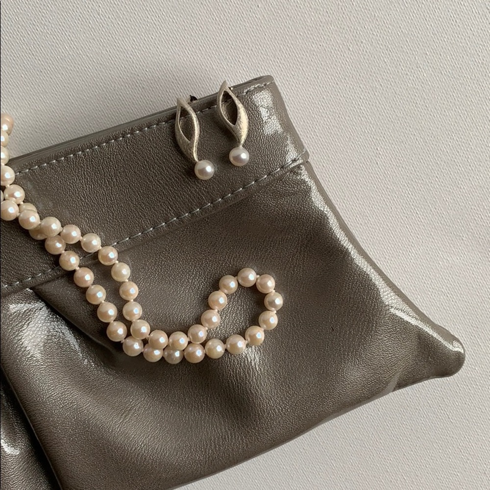Freshwater Pearl & Sterling Silver Earrings NEW